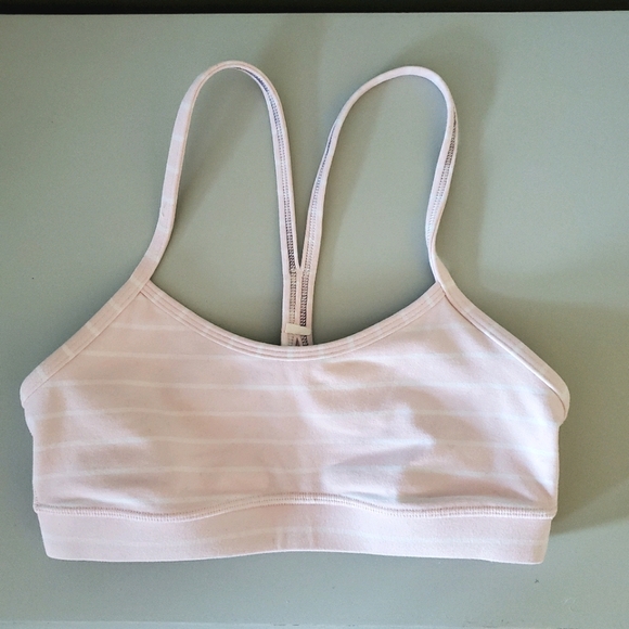 Lululemon Pink Flow Y Bra Size 4 - Picture 3 of 4